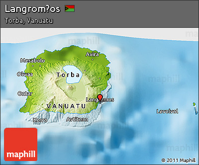Physical 3D Map of Langrom̄os