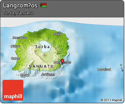 Physical 3D Map of Langrom̄os