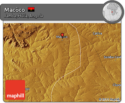 Physical 3D Map of Macôco