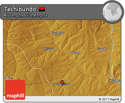 Physical 3D Map of Techibundo