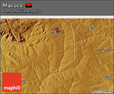 Physical 3D Map of Macôco