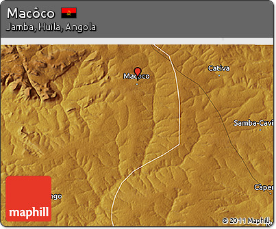 Physical 3D Map of Macôco