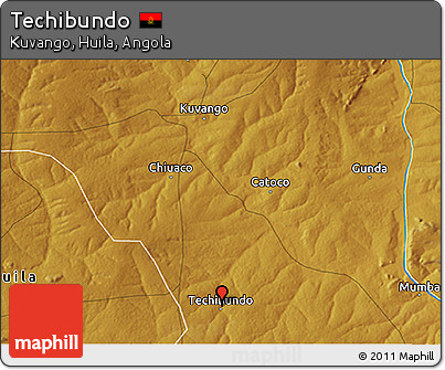 Physical 3D Map of Techibundo