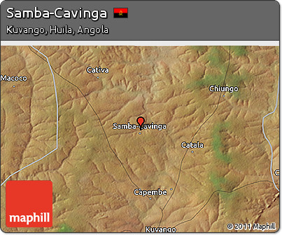 Satellite 3D Map of Samba-Cavinga
