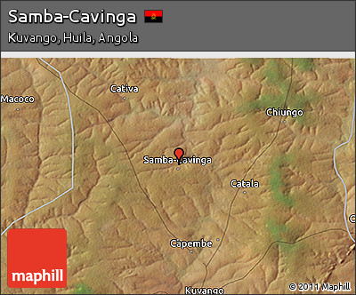 Satellite 3D Map of Samba-Cavinga