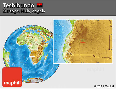 Physical Location Map of Techibundo