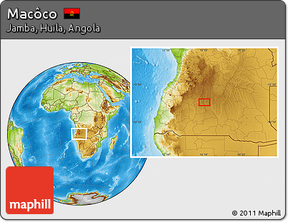 Physical Location Map of Macôco
