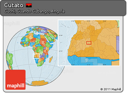 Political Location Map of Cutato