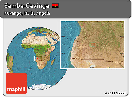 Satellite Location Map of Samba-Cavinga