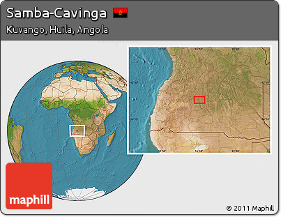 Satellite Location Map of Samba-Cavinga