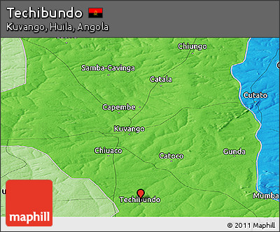 Political Panoramic Map of Techibundo
