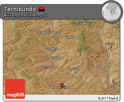 Satellite Panoramic Map of Techibundo