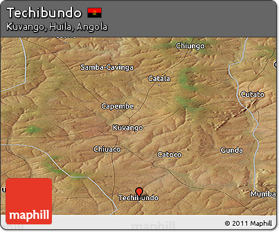 Satellite Panoramic Map of Techibundo