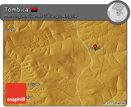 Physical 3D Map of Tombica