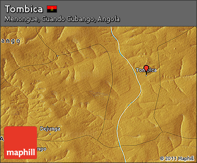 Physical 3D Map of Tombica