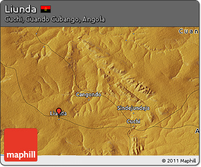 Physical 3D Map of Liunda