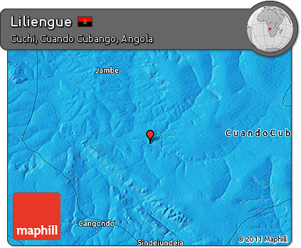 Political 3D Map of Liliengue