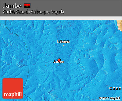 Political 3D Map of Jambe