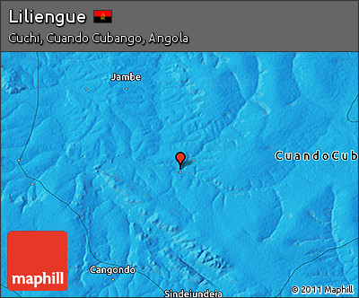Political 3D Map of Liliengue
