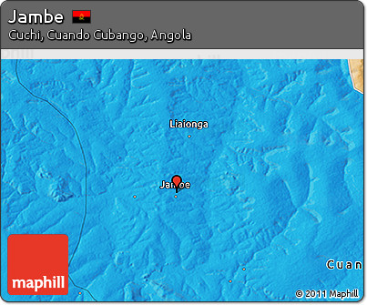 Political 3D Map of Jambe