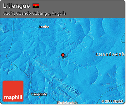 Political 3D Map of Liliengue