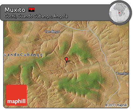 Satellite 3D Map of Muxito