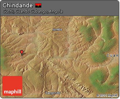 Satellite 3D Map of Chindande