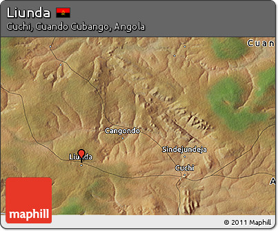 Satellite 3D Map of Liunda