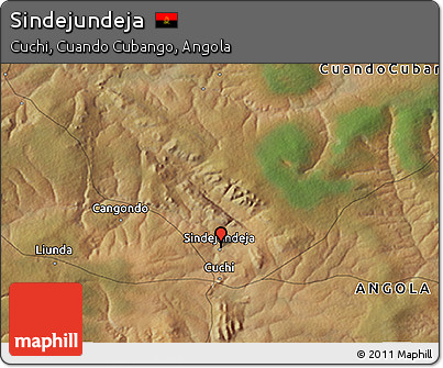 Satellite 3D Map of Sindejundeja