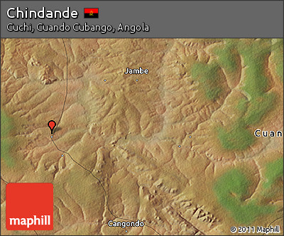 Satellite 3D Map of Chindande
