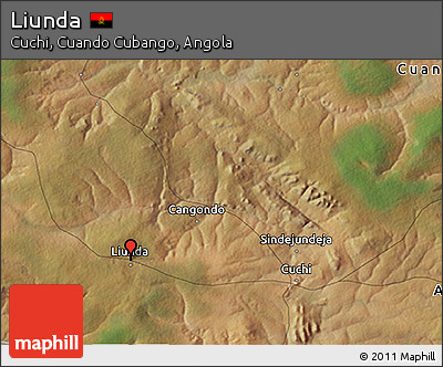 Satellite 3D Map of Liunda