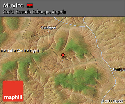 Satellite 3D Map of Muxito