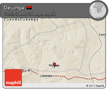 Shaded Relief 3D Map of Dejunga