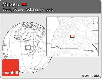 Blank Location Map of Muxito