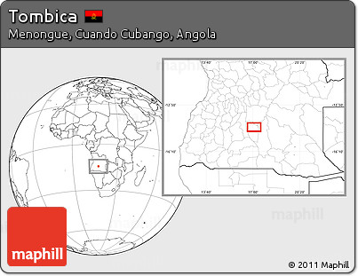 Blank Location Map of Tombica