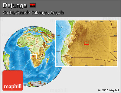 Physical Location Map of Dejunga