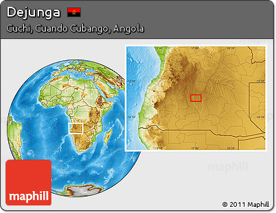 Physical Location Map of Dejunga