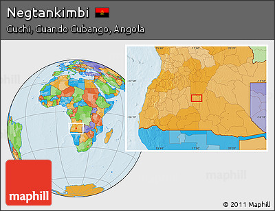 Political Location Map of Negtankimbi