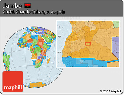 Political Location Map of Jambe