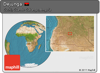 Satellite Location Map of Dejunga