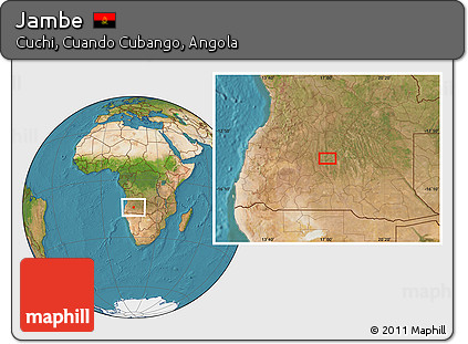 Satellite Location Map of Jambe