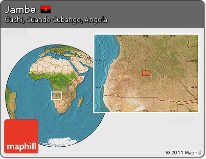 Satellite Location Map of Jambe