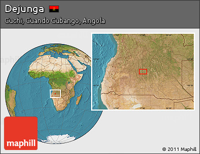 Satellite Location Map of Dejunga