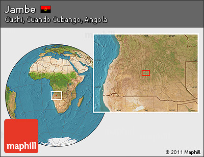 Satellite Location Map of Jambe