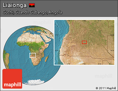 Satellite Location Map of Liaionga