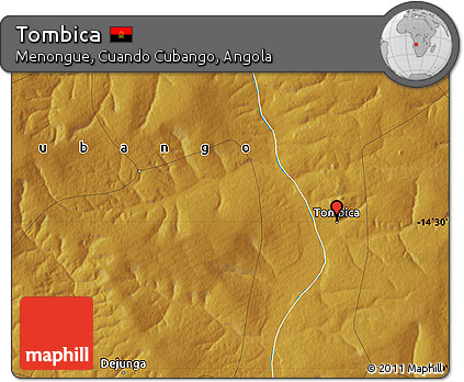 Physical Map of Tombica