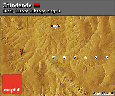 Physical Map of Chindande