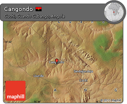 Satellite Map of Cangondo