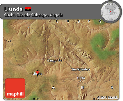 Satellite Map of Liunda