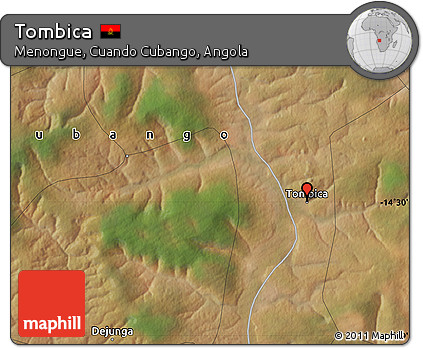 Satellite Map of Tombica